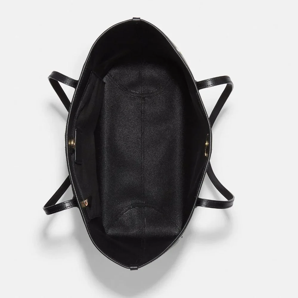 🐝 🥰 Coach City Tote In Signature Canvas With Bee Print_3